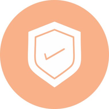 kalkan ikon vektör illüstrasyonu