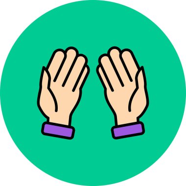 Beyaz gömlekli ve kırmızı elbiseli bir kadının vektör çizimi