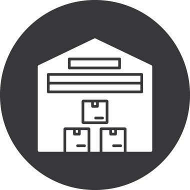 Bir binanın vektör illüstrasyonu