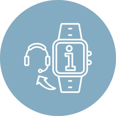 smartwatch simge vektör çizimi