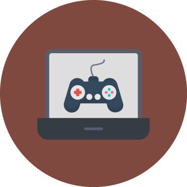 oyun vektörü simgesi, modern biçim