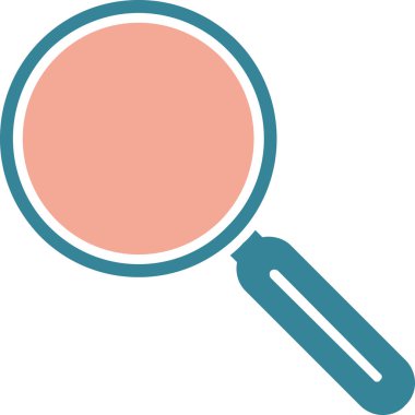 büyütme cam vektör simgesi