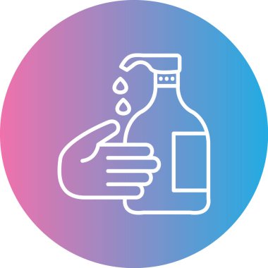 Temizleme simgesinin vektör illüstrasyonu