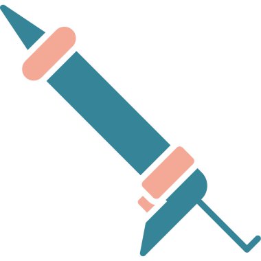 Şırınga. Web simgesi basit illüstrasyon