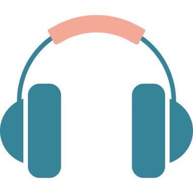 kulaklık vektör simgesi, modern biçim