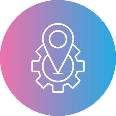 seo modern simgesinin vektör illüstrasyonu