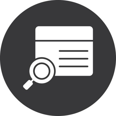 vektör Arama Simgesi illüstrasyonu