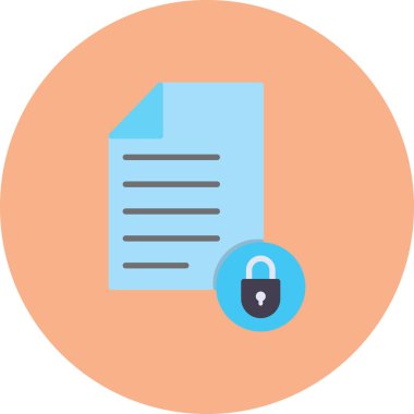 ikon vektör illüstrasyonunu kilitle