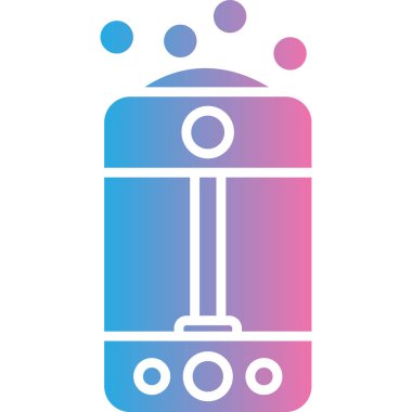 Modern gaz ikonunun vektör illüstrasyonu