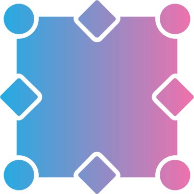 Mavi ve pembe renklerin arka planının vektör çizimi