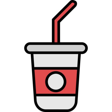 içki vektör simgesi, modern biçim