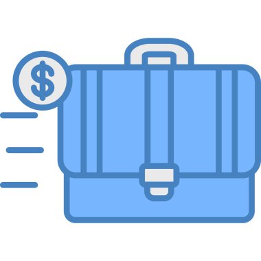 para çantası vektör illüstrasyonu, simge