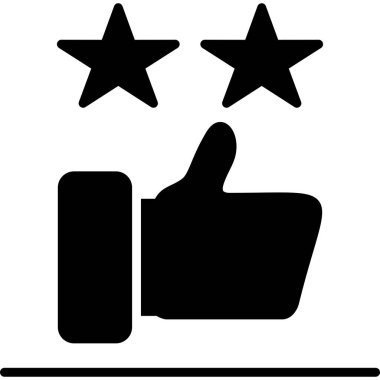 derecelendirme yıldızları modaya uygun izole edilmiş arkaplan simgesi