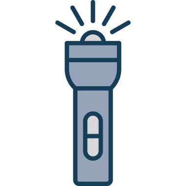 el feneri. Web simgesi basit illüstrasyon