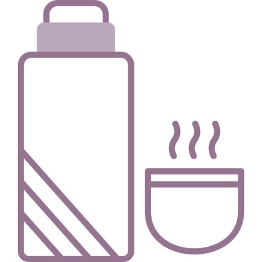 Kahve simgesinin vektör illüstrasyonu