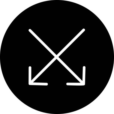 Ok. Web simgesi basit illüstrasyon