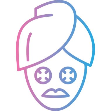 Maskeli bir adamın vektör çizimi