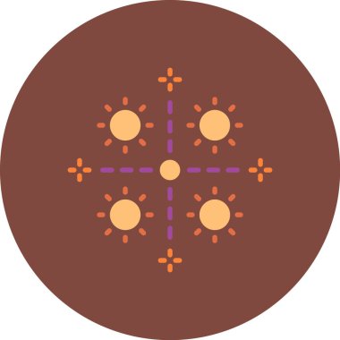 Şirin bir çizgi film simgesinin vektör çizimi