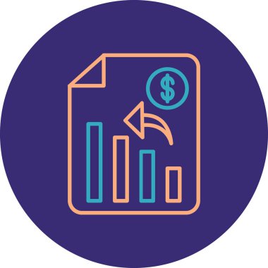 Para çantasının vektör çizimi