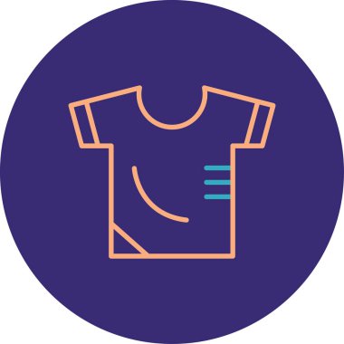 Mavi gömlekli bir adamın vektör çizimi