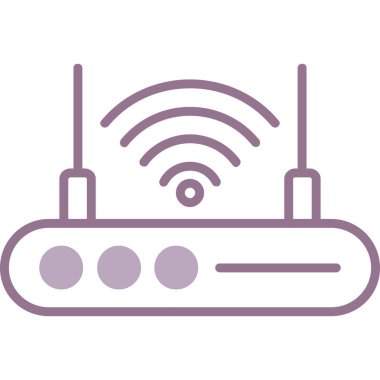 Wi-fi yönlendirici simgesi, vektör illüstrasyon tasarımı