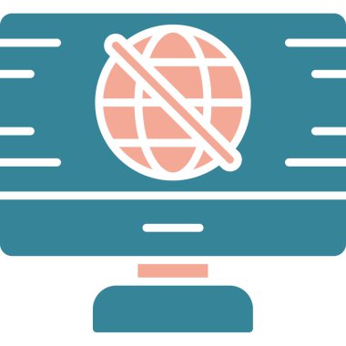 küresel ağ. Basit resimleme