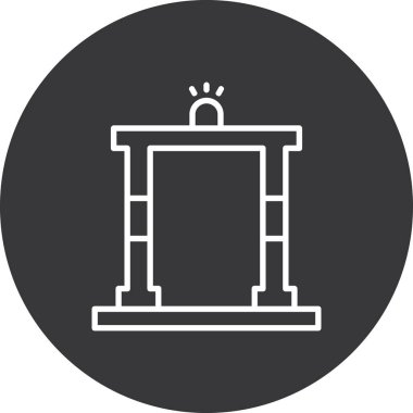 Modern eğitim ikonunun vektör illüstrasyonu