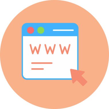 Vay canına. Web simgesi basit illüstrasyon