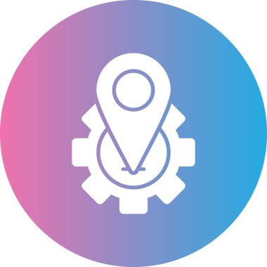 Tek bir simgenin vektör illüstrasyonu