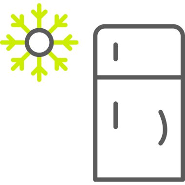 Soğuk kış kar simgesi