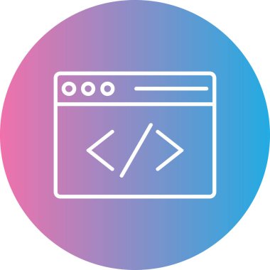 Web simgesi vektör illüstrasyonu