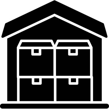 Depo. Web simgesi basit tasarım