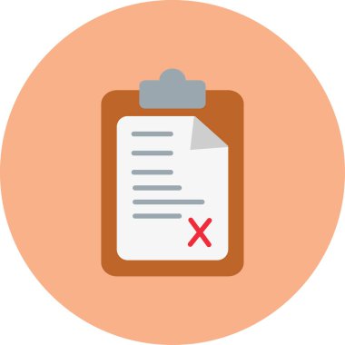 Belge vektör simgesine sahip pano