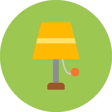 Lamba lambası ikon vektör çizimi