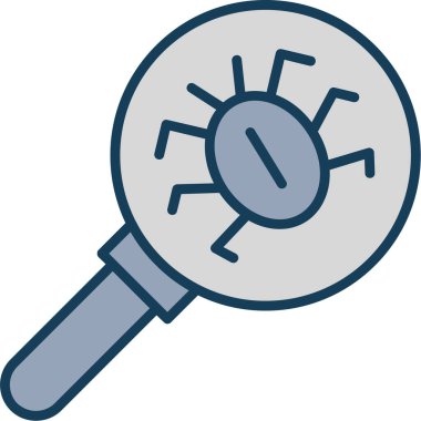 Arama simgesi vektör illüstrasyonu