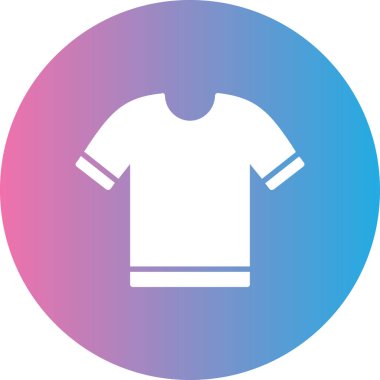 Gömlek ikonu. Web basit illüstrasyonu