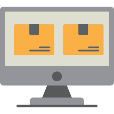 Düz biçimli bilgisayar masaüstü simgesi