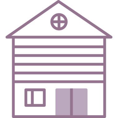 Ev simgesi vektör illüstrasyonu