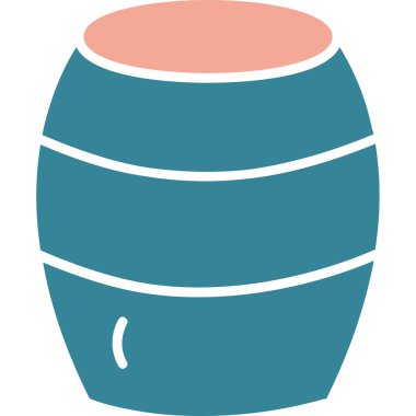 Paskalya yumurtası ikonu vektör çizimi