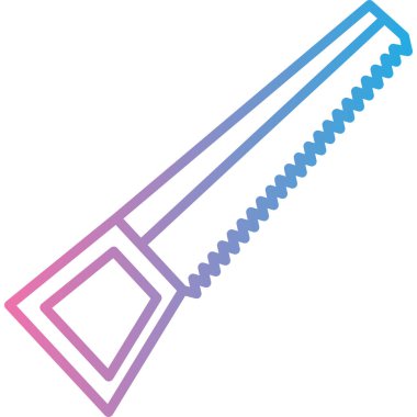 Gördüm. Web simgesi basit illüstrasyon