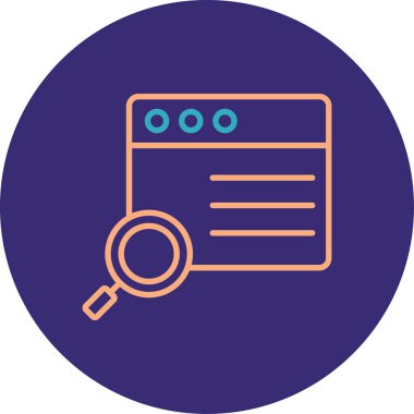 seo modern simgesinin vektör illüstrasyonu