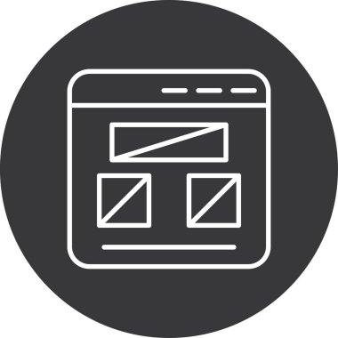 seo modern simgesinin vektör illüstrasyonu