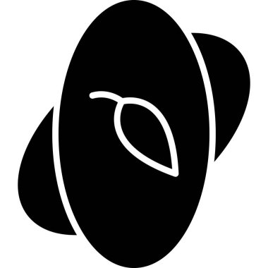 Beyaz ve siyah kalbin vektör çizimi