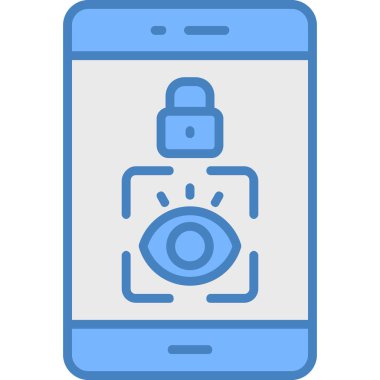 Smartphone Simgesi, vektör illüstrasyonu