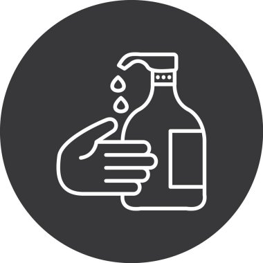 Temizleme simgesinin vektör illüstrasyonu