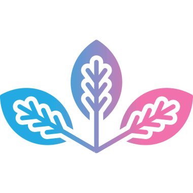 Yaprak simgesi vektör işareti