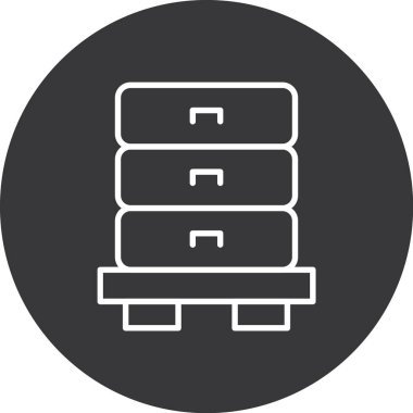 Sunucu. Web simgesi basit tasarım