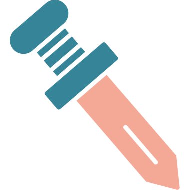 Termometre. Web simgesi basit illüstrasyon