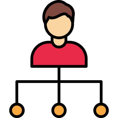 vector illustration of people and health icon