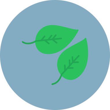 Yaprak ikonu vektör illüstrasyonu